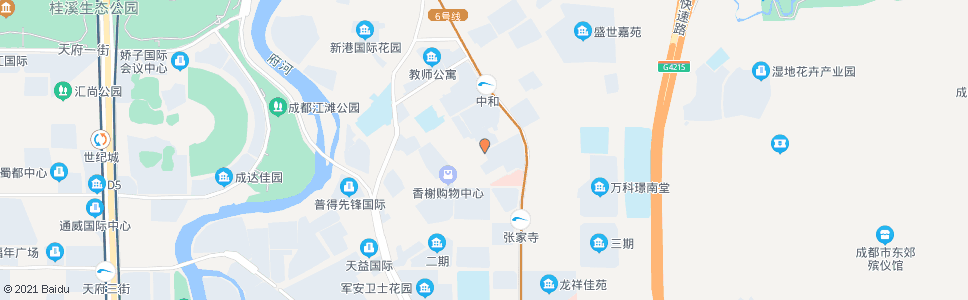 成都中胜路_公交站地图_成都公交_妙搜公交查询2025