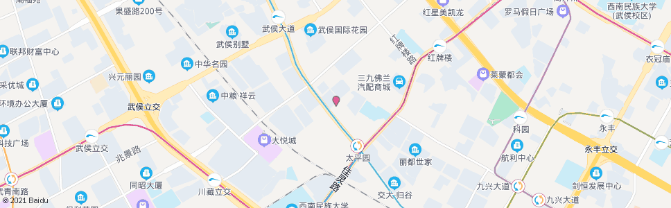 成都永盛路口_公交站地图_成都公交_妙搜公交查询2024