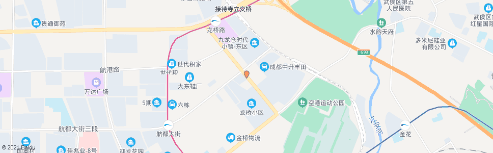 成都龙桥路航都大道口_公交站地图_成都公交_妙搜公交查询2024