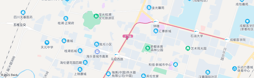 成都土龙路醇清路口_公交站地图_成都公交_妙搜公交查询2024