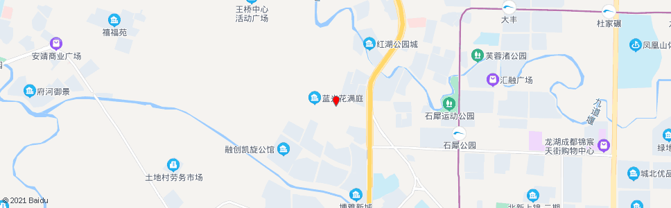 成都高堆菜市_公交站地图_成都公交_妙搜公交查询2024