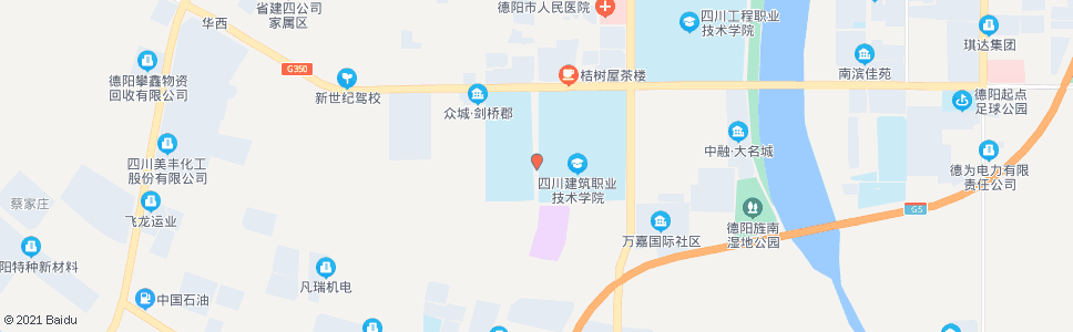 德阳四川建院西_公交站地图_德阳公交_妙搜公交查询2024