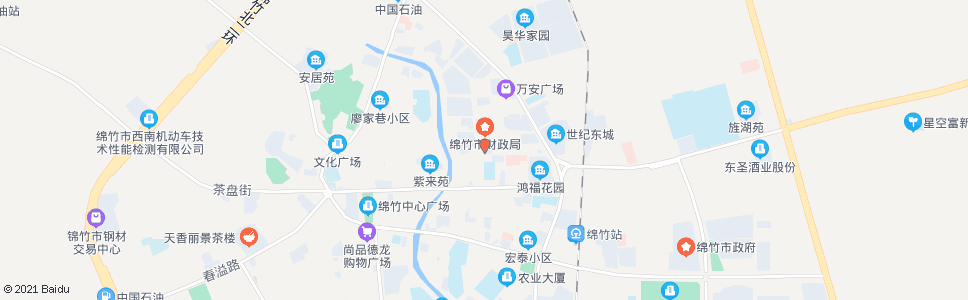 德阳同信市场_公交站地图_德阳公交_妙搜公交查询2024