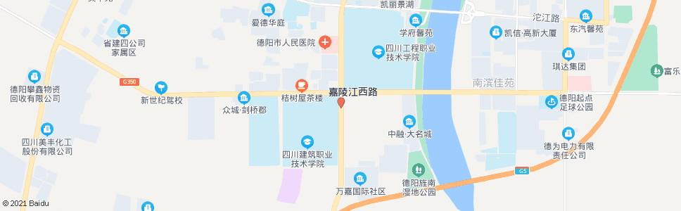 德阳四川建院北_公交站地图_德阳公交_妙搜公交查询2024