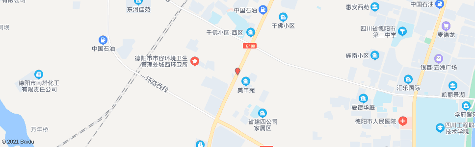 德阳千佛村_公交站地图_德阳公交_妙搜公交查询2024