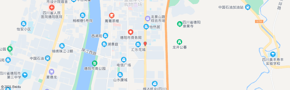 德阳天韵酒店_公交站地图_德阳公交_妙搜公交查询2024