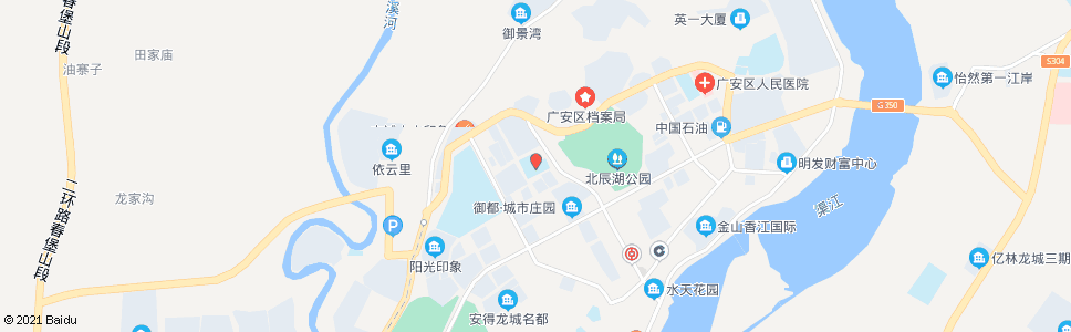 广安北辰小学_公交站地图_广安公交_妙搜公交查询2024