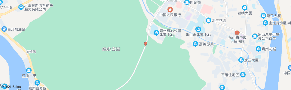 乐山绿心路北段_公交站地图_乐山公交_妙搜公交查询2024