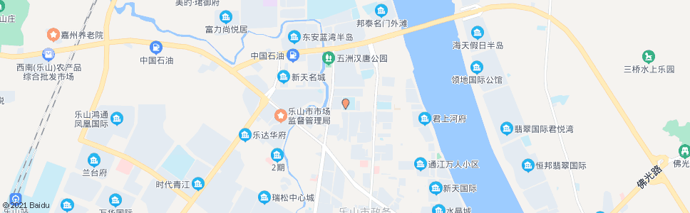 乐山通江小学_公交站地图_乐山公交_妙搜公交查询2024