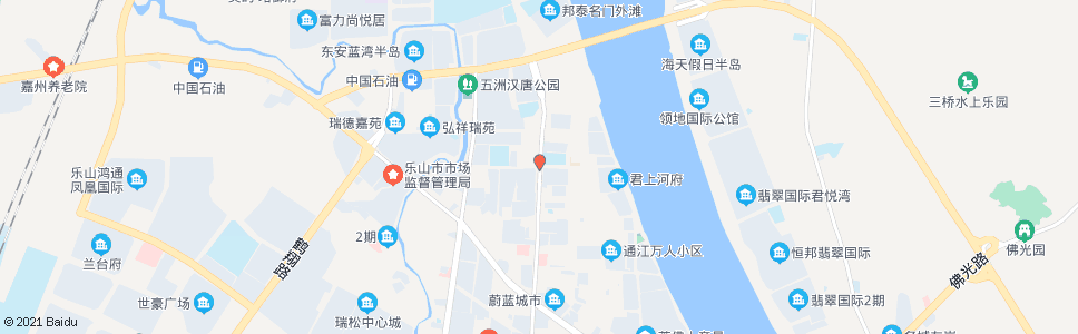 乐山岷河北街_公交站地图_乐山公交_妙搜公交查询2024