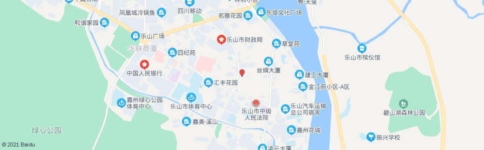 乐山市图书馆_公交站地图_乐山公交_妙搜公交查询2024