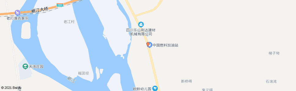 乐山青衣坝村_公交站地图_乐山公交_妙搜公交查询2024