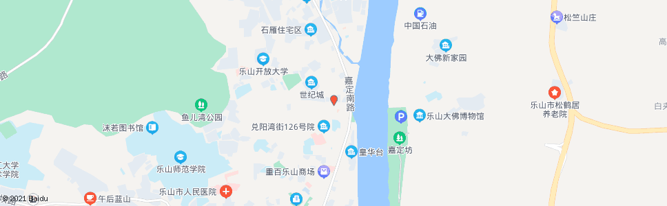 乐山岷江一桥西站_公交站地图_乐山公交_妙搜公交查询2024