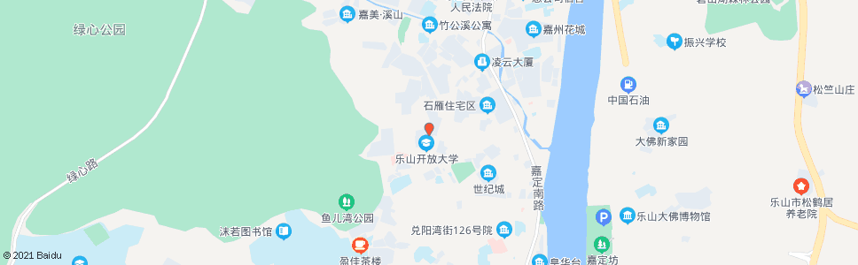 乐山市委党校_公交站地图_乐山公交_妙搜公交查询2024