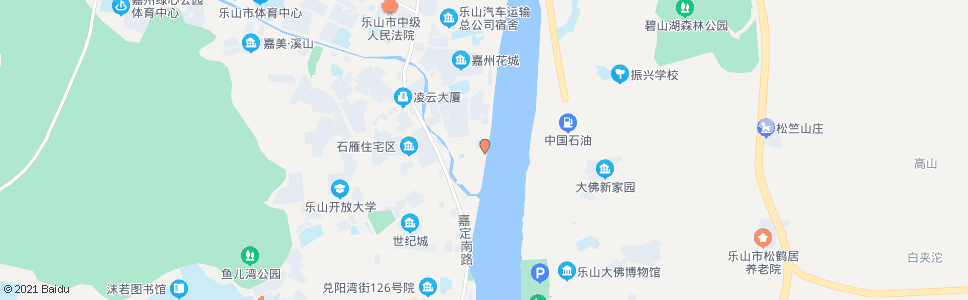 乐山张公桥大市场_公交站地图_乐山公交_妙搜公交查询2024