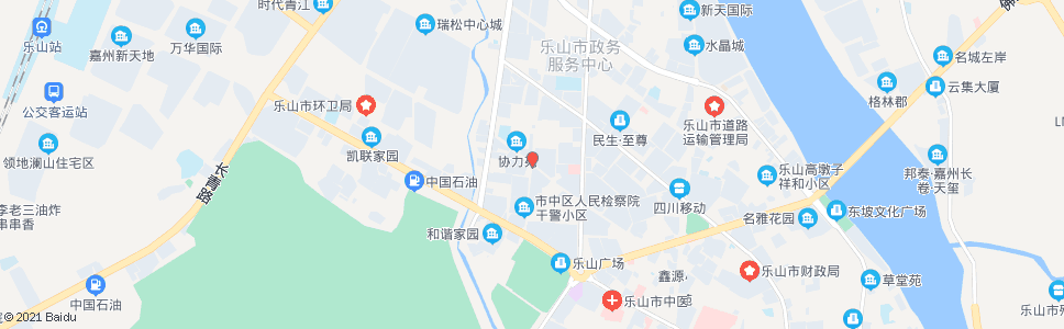 乐山嘉兴路茶坊路口_公交站地图_乐山公交_妙搜公交查询2024