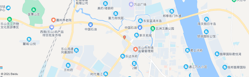 乐山龙游路鹤翔路口_公交站地图_乐山公交_妙搜公交查询2024