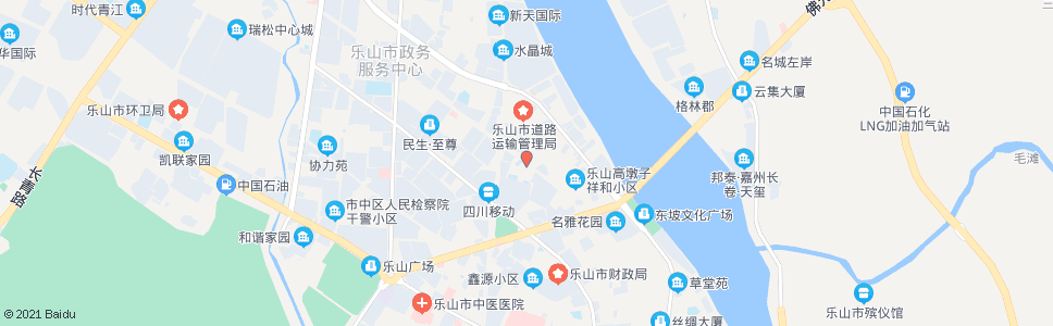 乐山一职实验幼儿园_公交站地图_乐山公交_妙搜公交查询2024