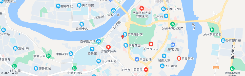 泸州康乐路_公交站地图_泸州公交_妙搜公交查询2024