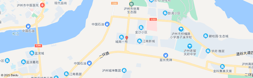 泸州沙茜南路_公交站地图_泸州公交_妙搜公交查询2024