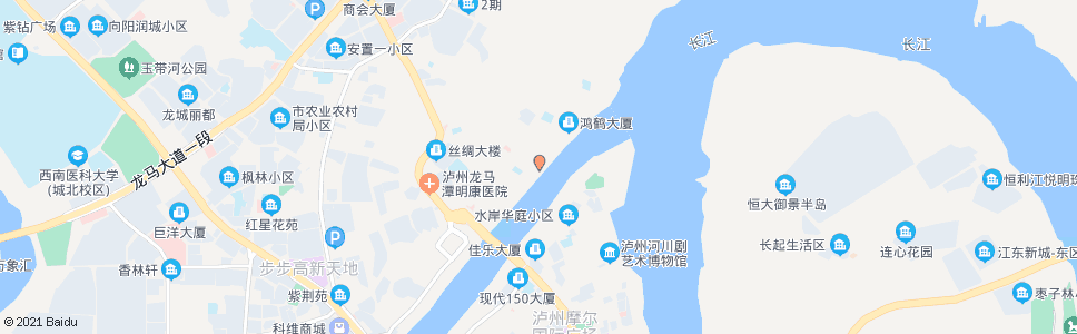 泸州沿江路中码头_公交站地图_泸州公交_妙搜公交查询2024