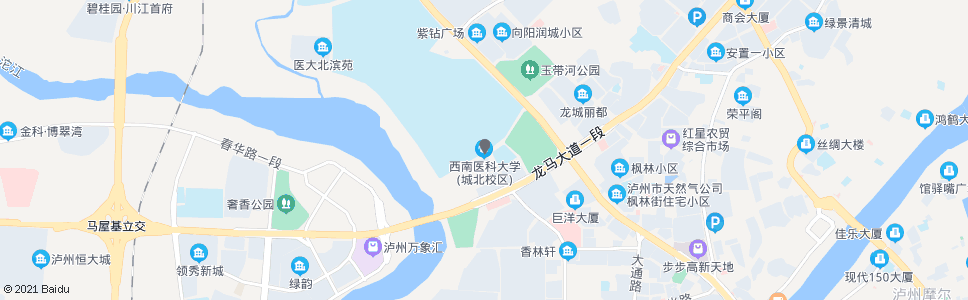 泸州医学院_公交站地图_泸州公交_妙搜公交查询2024