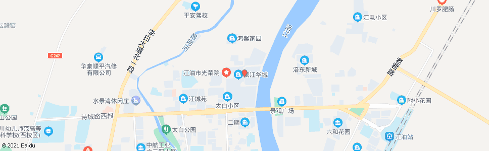 绵阳半岛1号酒店_公交站地图_绵阳公交_妙搜公交查询2024