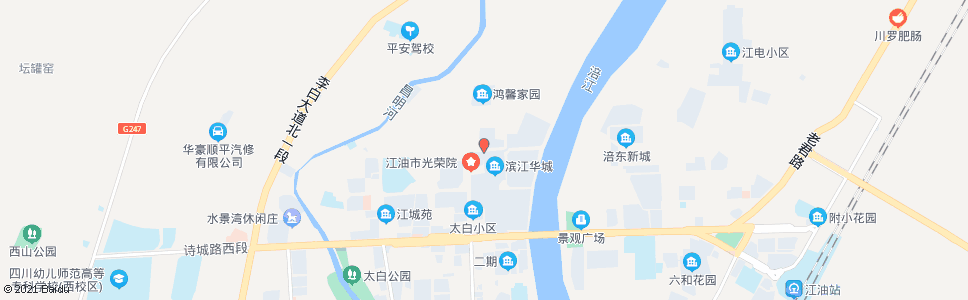 绵阳江油市计生站_公交站地图_绵阳公交_妙搜公交查询2024