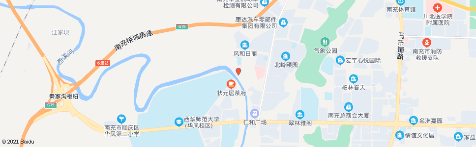 南充农贸市场_公交站地图_南充公交_妙搜公交查询2024