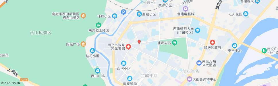 南充稻香路_公交站地图_南充公交_妙搜公交查询2024