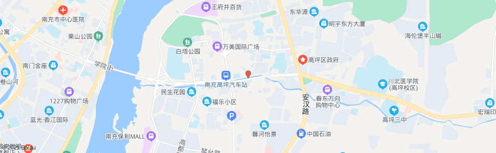 南充清溪路_公交站地图_南充公交_妙搜公交查询2024