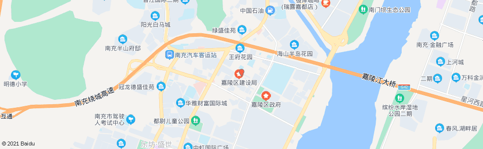 南充建业路口_公交站地图_南充公交_妙搜公交查询2024