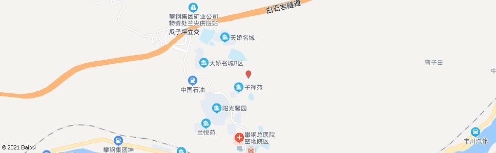 攀枝花新民路(攀钢汽修总厂)_公交站地图_攀枝花公交_妙搜公交查询2024