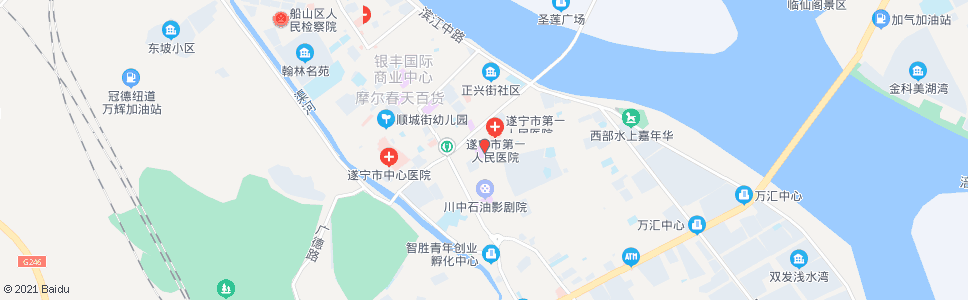 遂宁新市场_公交站地图_遂宁公交_妙搜公交查询2024