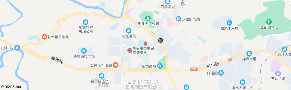 自贡新育才小学_公交站地图_自贡公交_妙搜公交查询2024