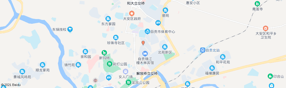 自贡市规划研究院_公交站地图_自贡公交_妙搜公交查询2024