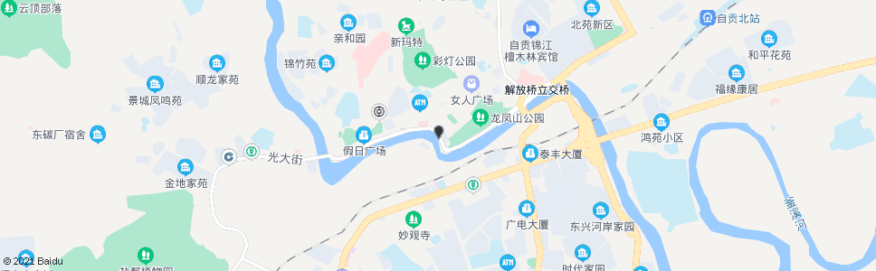 自贡沙湾饭店_公交站地图_自贡公交_妙搜公交查询2024