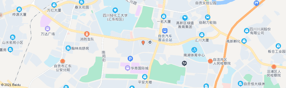 自贡市公安局_公交站地图_自贡公交_妙搜公交查询2024