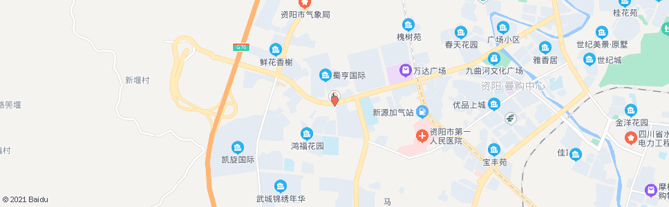 资阳蜀亨大酒店_公交站地图_资阳公交_妙搜公交查询2024