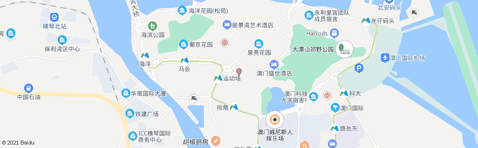 澳門華寶公園_巴士站地圖_澳門巴士_妙搜巴士搜尋2024