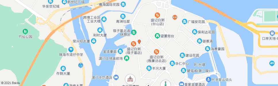 澳門沙梨頭南街(蘭花前地)_巴士站地圖_澳門巴士_妙搜巴士搜尋2024