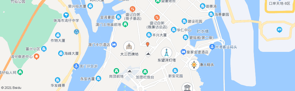 澳門西墳馬路_巴士站地圖_澳門巴士_妙搜巴士搜尋2024