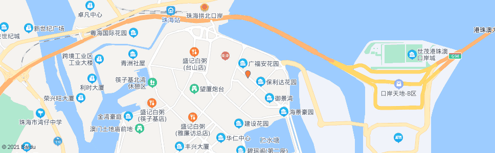 澳門勞動節大馬路(南行)_巴士站地圖_澳門巴士_妙搜巴士搜尋2024