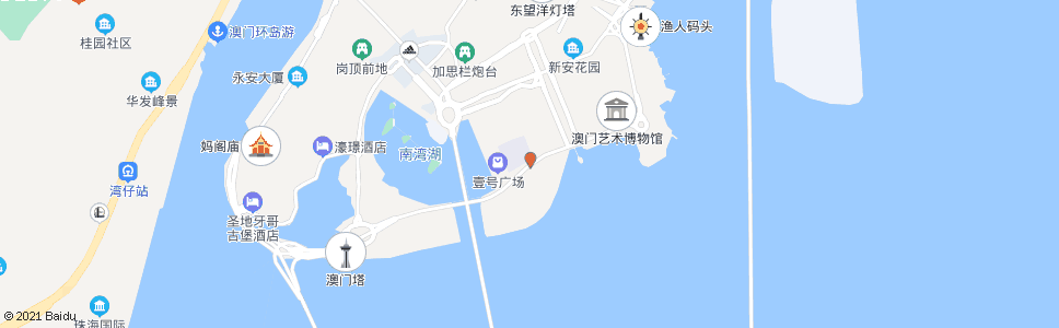 澳門孫逸仙大馬路(友誼大馬路)_巴士站地圖_澳門巴士_妙搜巴士搜尋2024