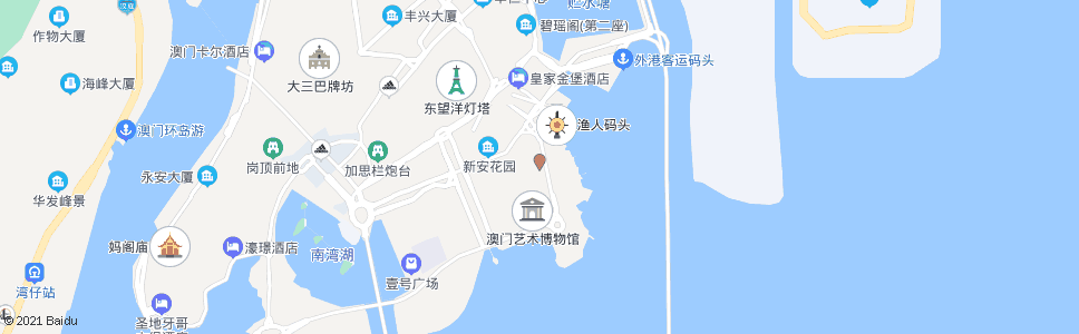 澳門連貫公路(金沙城中心)_巴士站地圖_澳門巴士_妙搜巴士搜尋2024