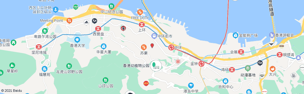 香港海富街(嘉兆大廈)_巴士站地圖_香港巴士_妙搜巴士搜尋2024