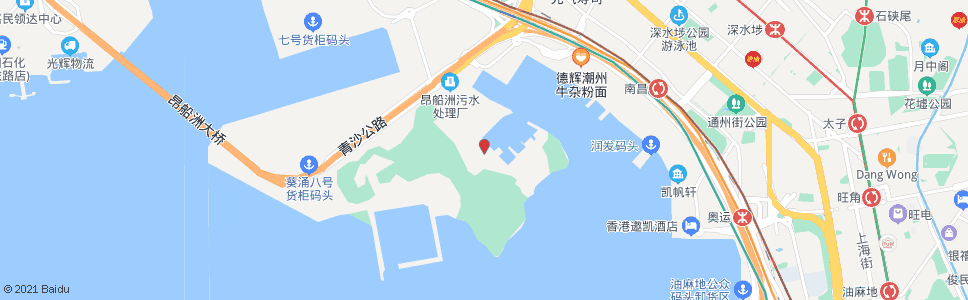 香港昂船洲(政府船塢)_巴士站地圖_香港巴士_妙搜巴士搜尋2024