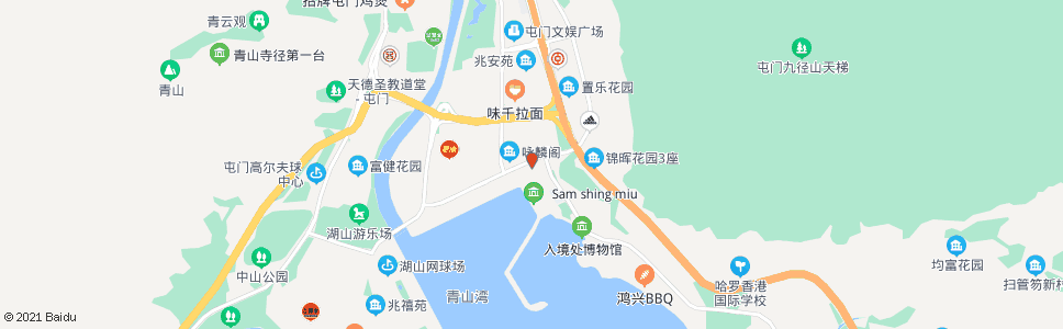 香港屯門(恆福花園三聖邨)_巴士站地圖_香港巴士_妙搜巴士搜尋2024