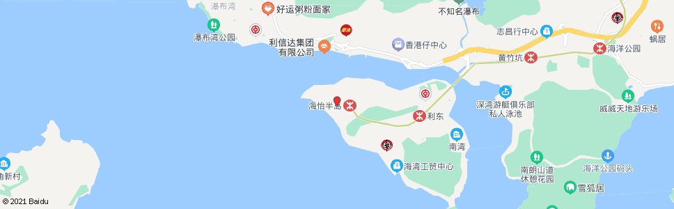 香港海怡半島美暉閣_巴士站地圖_香港巴士_妙搜巴士搜尋2024