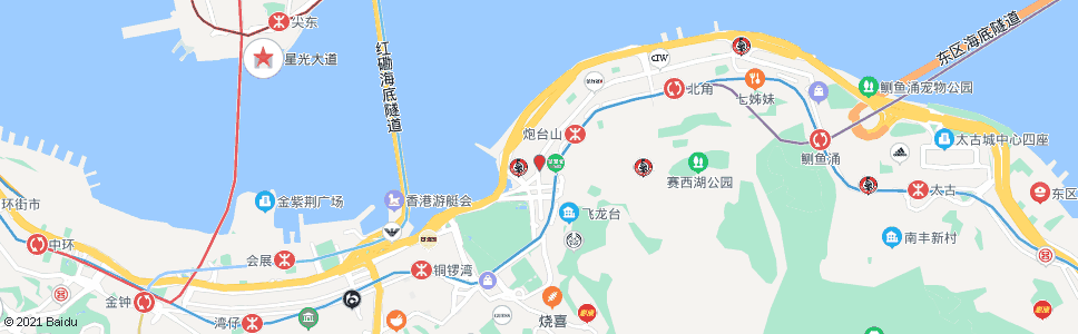 香港電氣道_巴士站地圖_香港巴士_妙搜巴士搜尋2024